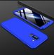 Чехол GKK 360 градусов для Samsung Galaxy A8 Plus (2018) - Синий фото 2