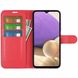 Чохол книжка з кишенями для карт на Samsung Galaxy A53 колір Червоний