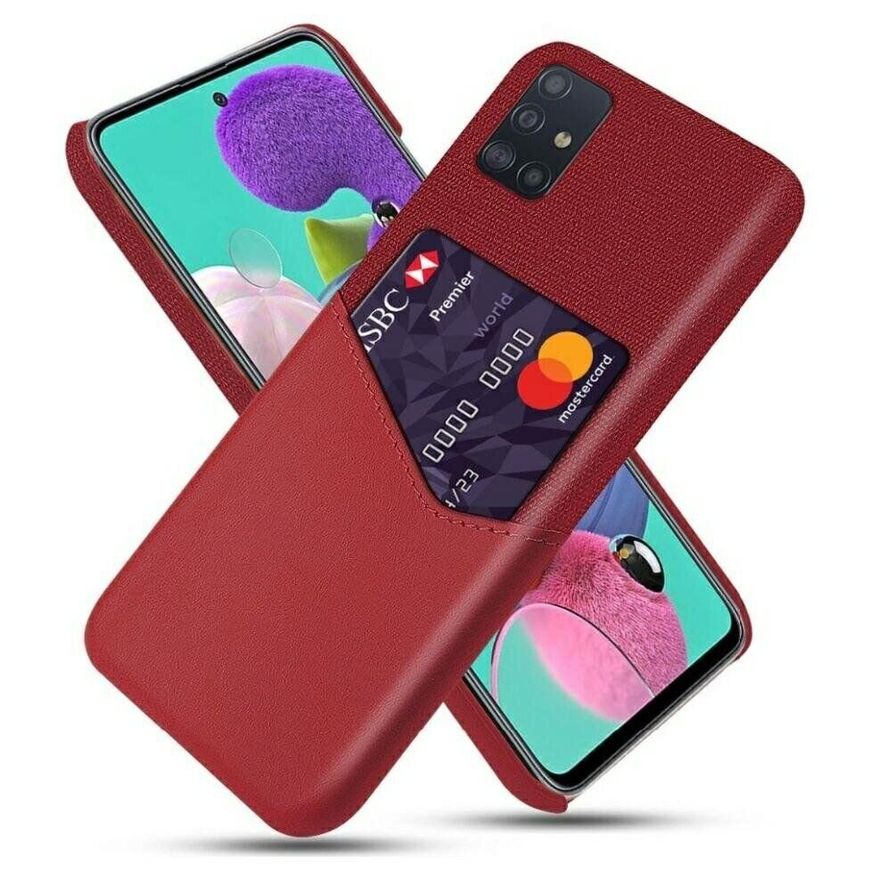 Чохол-гаманець для Samsung Galaxy A51 - Червоний фото 1