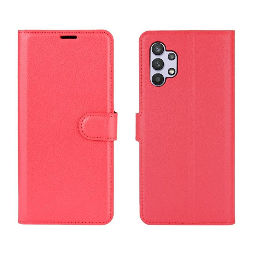 Чехол-Книжка с карманами для карт на Samsung Galaxy A23 - Красный фото 4