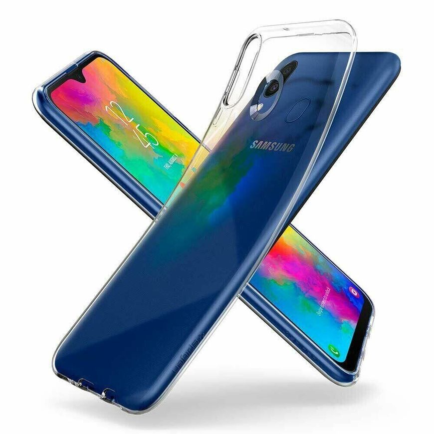 Прозорий Силіконовий чохол TPU для Samsung Galaxy M20 - Прозорий фото 1