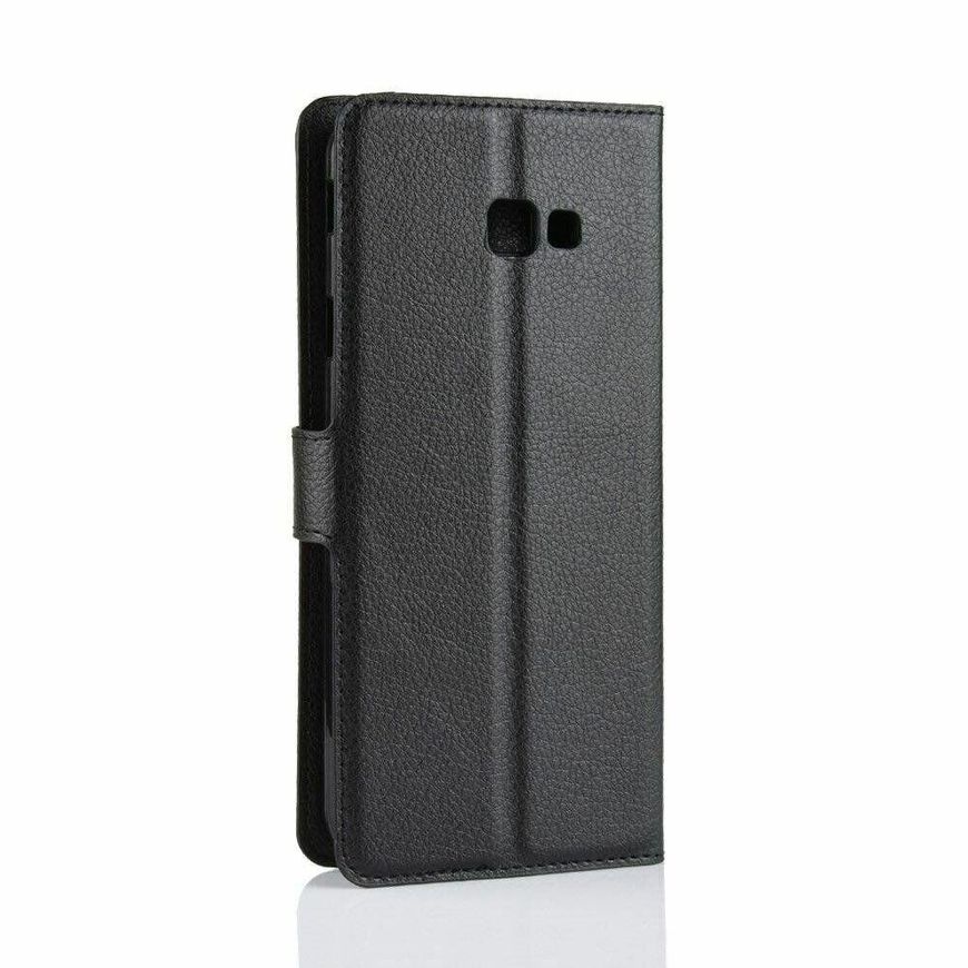 Чохол книжка з кишенями для карт на Samsung Galaxy J4 Plus - Чорний фото 5