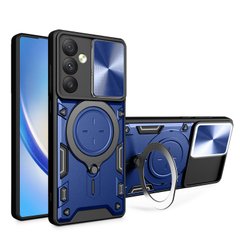 Чохол Magnetic Stand з захистом камери для Samsung Galaxy A05s колір Синiй