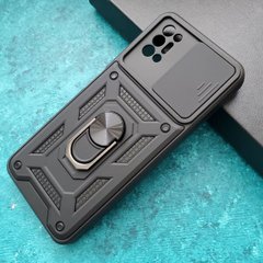 Чехол Defender с защитой камеры для Tecno Pova 2 - Черный фото 1
