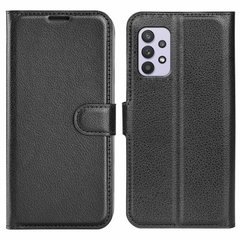 Чехол-Книжка с карманами для карт на Samsung Galaxy A53 - Черный фото 1
