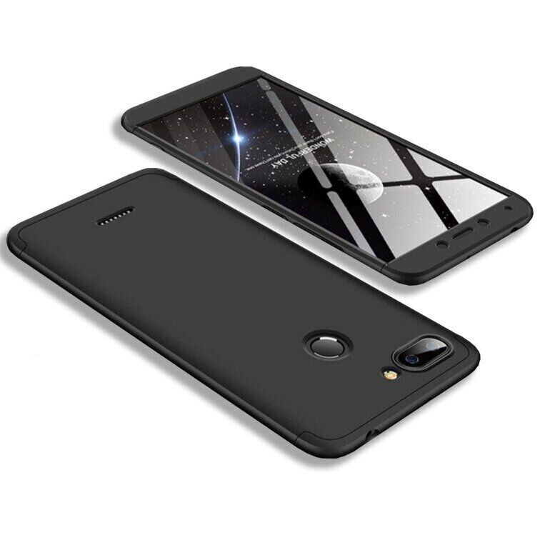 Чехол GKK 360 градусов для Xiaomi Redmi 6 - Черный фото 2