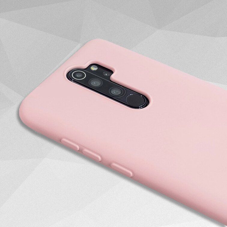 Чохол Candy Silicone для Xiaomi Redmi Note 8 Pro - Рожевий фото 4