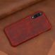 Кожаный чехол бампер Crazy Horse для Samsung Galaxy A30s / A50 / A50s - Красный фото 1