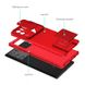 Чехол Kickstand с защитой камеры для Oppo A16 / A54s цвет Красный