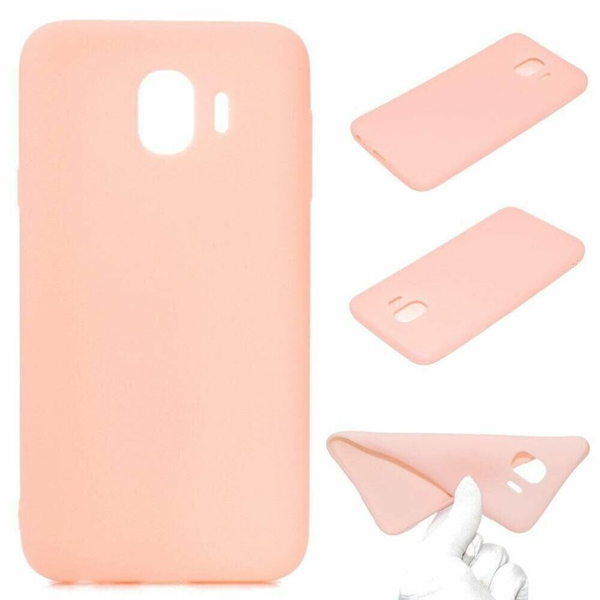 Чохол Candy Silicone для Samsung Galaxy J4 (2018) / J400 - Рожевий фото 1