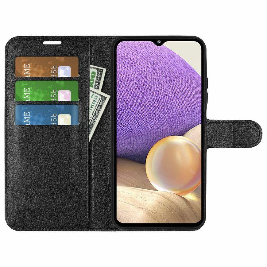Чехол-Книжка с карманами для карт на Samsung Galaxy A53 - Черный фото 2