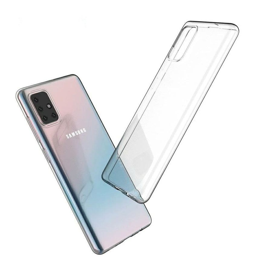 Прозрачный Силиконовый чехол TPU для Samsung Galaxy A31 - Прозрачный фото 4