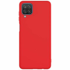 Чехол Candy Silicone для Samsung Galaxy A12 - Красный фото 1