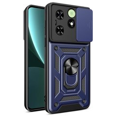 Чехол Defender с защитой камеры для Tecno Spark Go 2024 цвет Синий