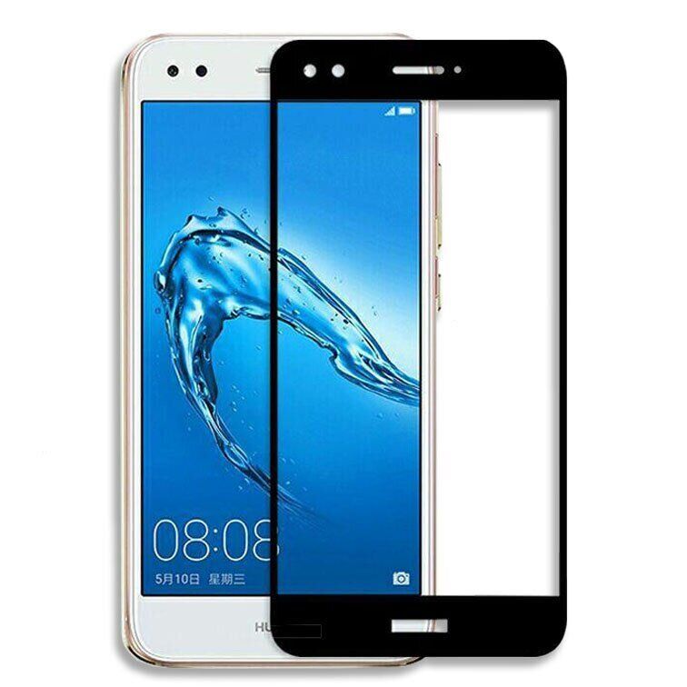 Защитное стекло 2.5D на весь экран для Huawei Nova lite (2017) - Черный фото 3