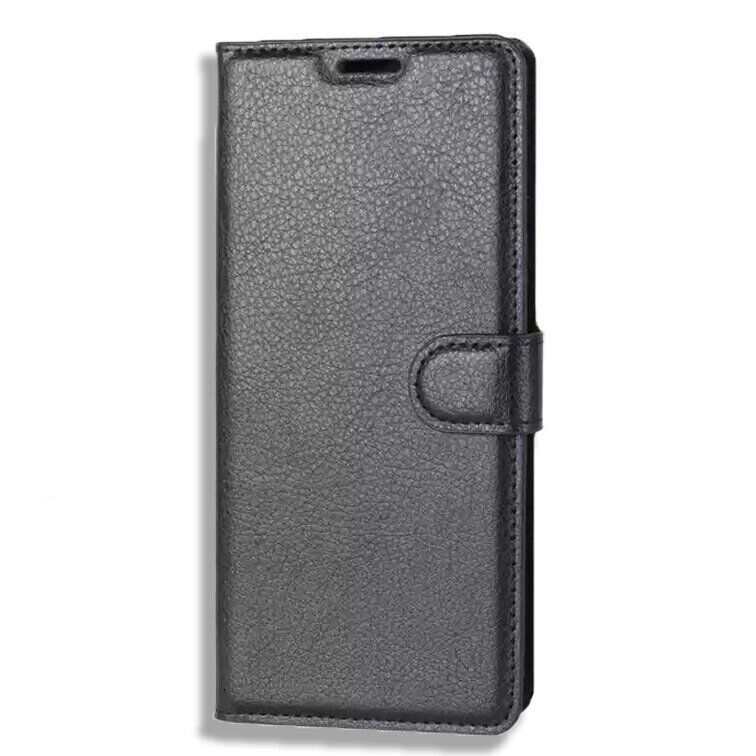 Чехол-Книжка с карманами для карт на Huawei Honor Play - Черный фото 4