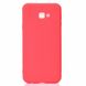 Чохол Candy Silicone для Samsung Galaxy J4 Plus - Червоний фото 2