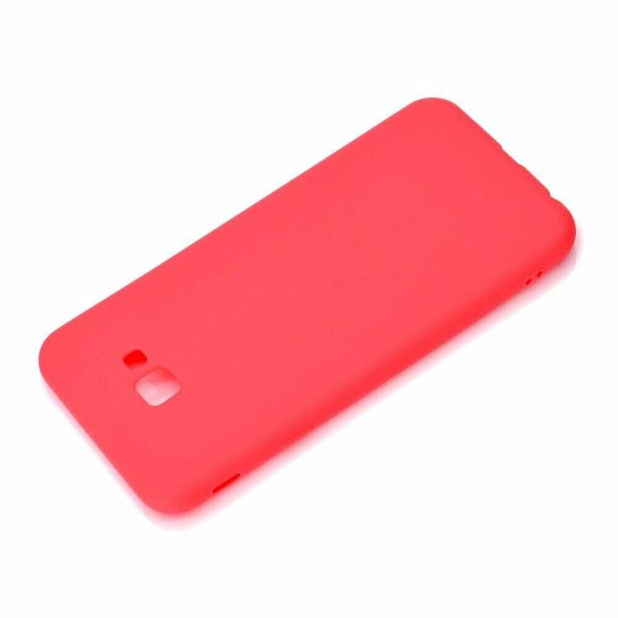 Чехол Candy Silicone для Samsung Galaxy J4 Plus - Красный фото 4