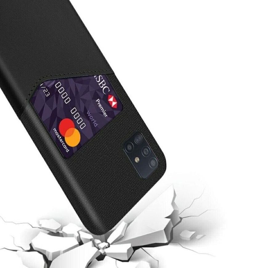 Чехол-бумажник для Samsung Galaxy A51 - Черный фото 2