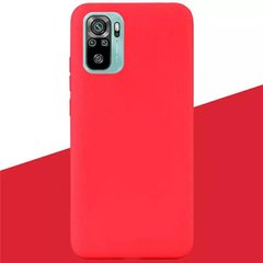 Чехол Candy Silicone для Xiaomi Redmi Note 10 Pro - Красный фото 1
