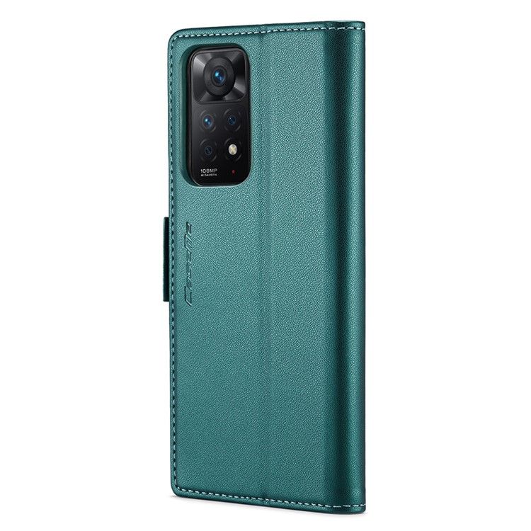 Кожаный чехол-книжка Retro Case для Xiaomi Redmi Note 11 4G / 11s / Note 12s - Зелёный фото 16