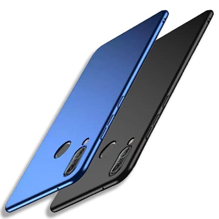 Чехол Бампер с покрытием Soft-touch для Huawei Honor 8X - Синий фото 3