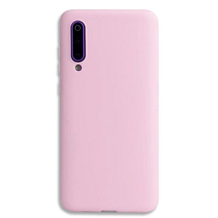 Чохол Candy Silicone для Xiaomi Mi9 SE - Рожевий фото 2