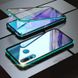 Магнитный чехол с защитным стеклом для Huawei P Smart Z - Синий фото 5