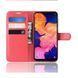 Чохол книжка з кишенями для карт на Samsung Galaxy A10 - Червоний фото 2