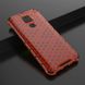 Противоударный чехол Cyberpunk на Xiaomi Redmi Note 9 - Красный фото 4