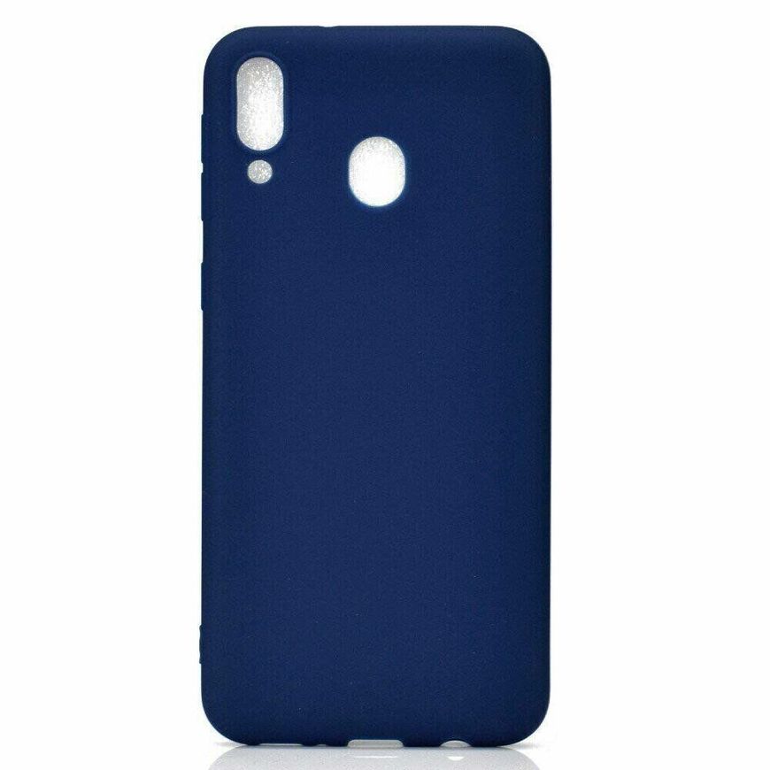 Чехол Candy Silicone для Samsung Galaxy A20 / A30 - Синий фото 2