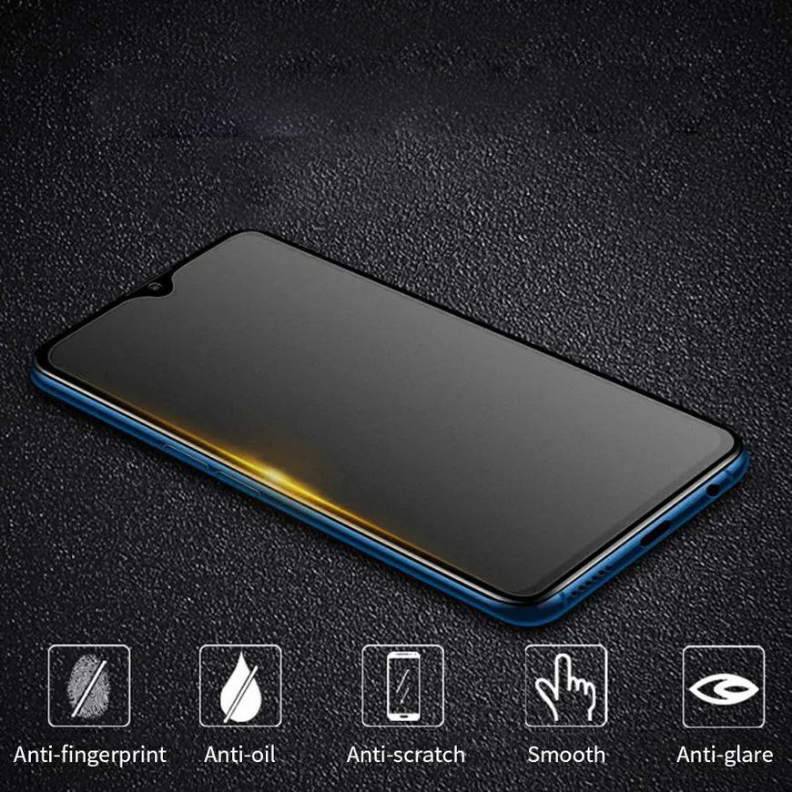 Матовое защитное стекло 2.5D для Xiaomi Redmi Note 12 5G цвет Черный