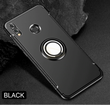 Противоударный чехол с кольцом для Huawei Honor 10 lite - Черный фото 1