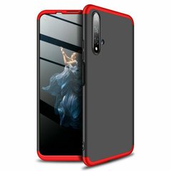 Чехол GKK 360 градусов для Huawei Honor 20 / Nova 5T - Черно-Красный фото 1