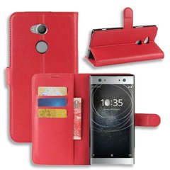 Чехол-Книжка с карманами для карт для Sony Xperia XA2 - Красный фото 1