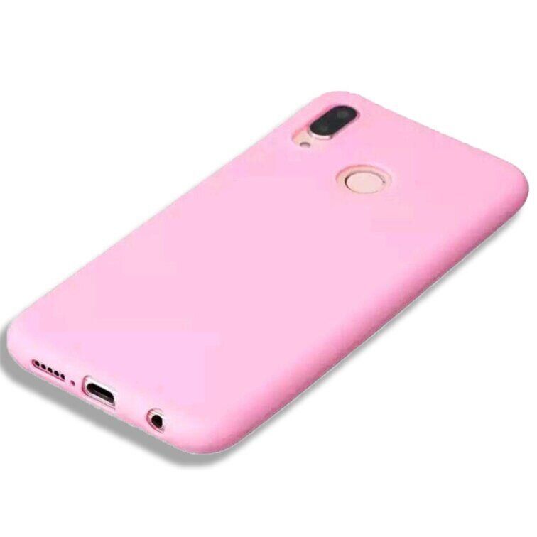 Чохол Candy Silicone для Huawei P Smart Plus - Рожевий фото 5