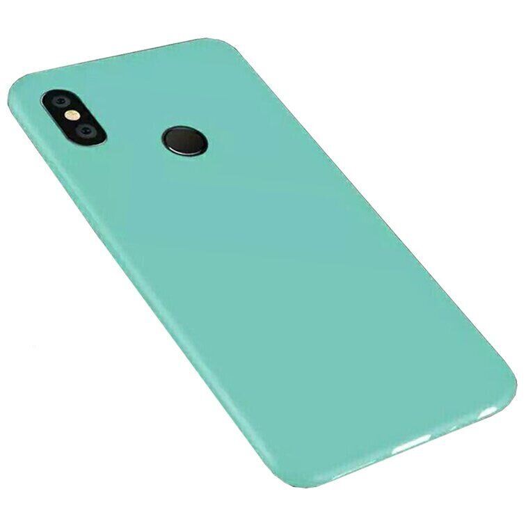 Чехол Candy Silicone для Xiaomi Redmi Note 6 Pro - Бирюзовый фото 1