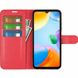 Чехол-Книжка с карманами для карт на Xiaomi Redmi 10C цвет Красный