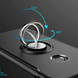 Противоударный чехол с кольцом для Huawei Honor 10 lite - Черный фото 3