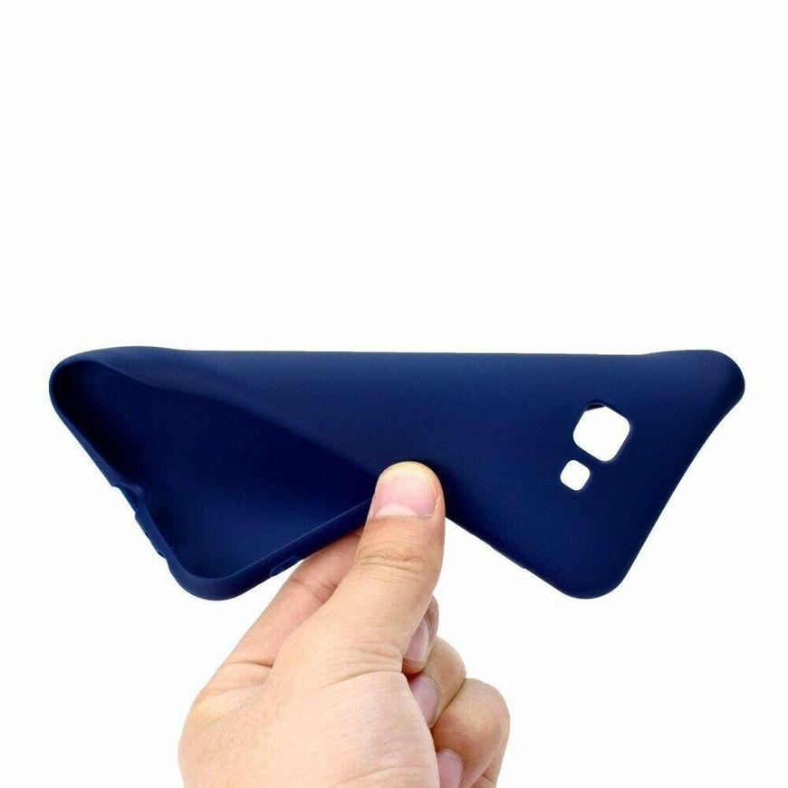 Чехол Candy Silicone для Samsung Galaxy J4 Plus - Синий фото 5