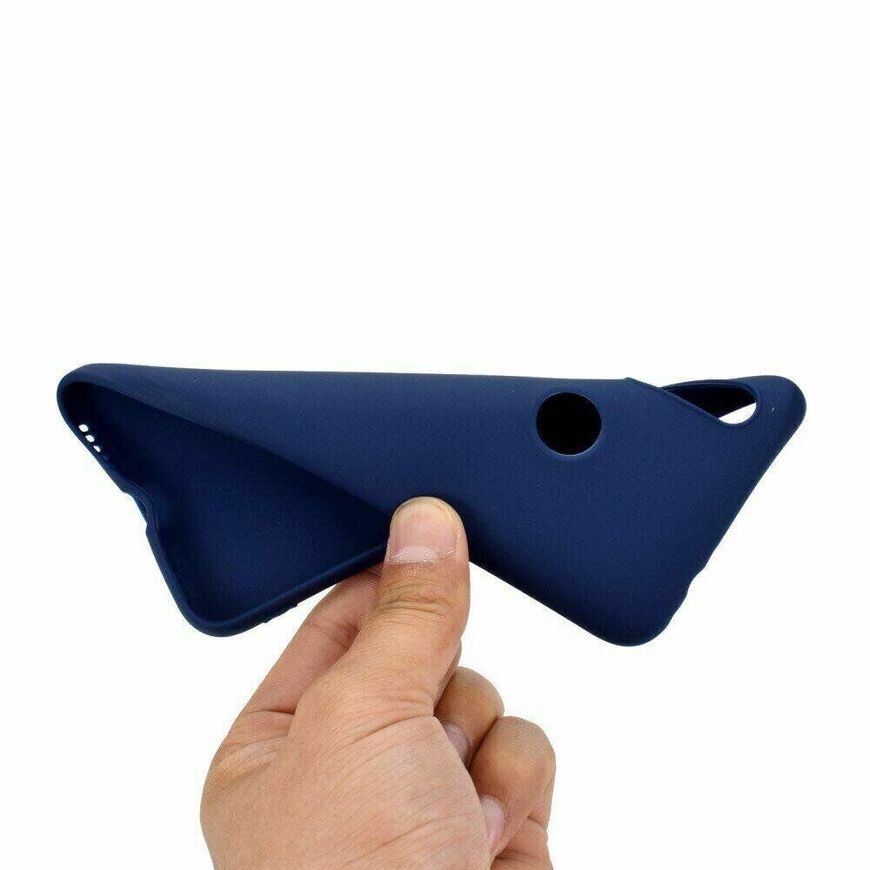 Чохол Candy Silicone для Xiaomi Redmi Note 7 - Синій фото 4