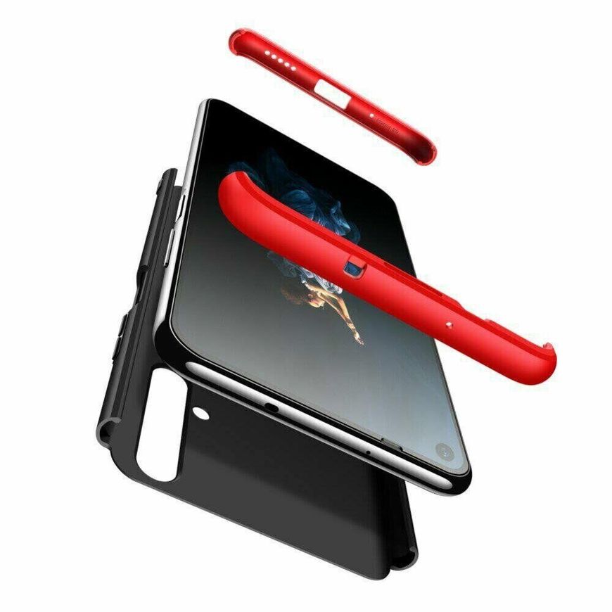 Чохол GKK 360 градусів для Huawei Honor 20 / Nova 5T - Чёрно-Красный фото 2