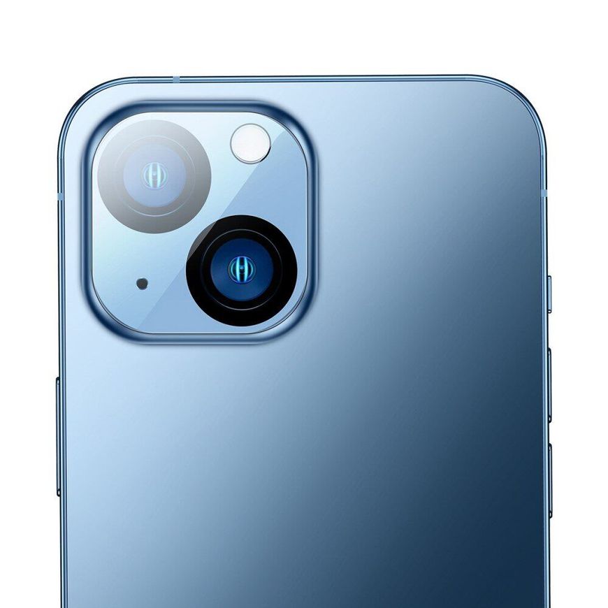 Защитное стекло на Камеру для iPhone 14 / 14 Plus - Прозрачный фото 2