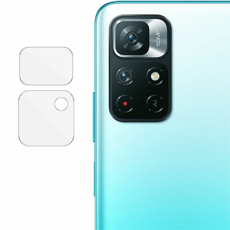 Захисне скло на Камеру для Xiaomi Redmi Note 11 5G / Poco M4 Pro 5G - Прозорий фото 1