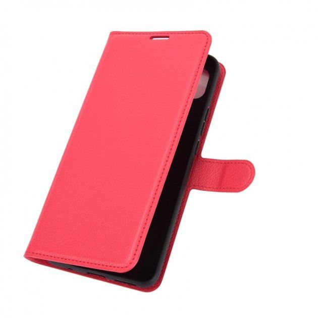 Чехол-Книжка с карманами для карт на Motorola G9 Power - Красный фото 5