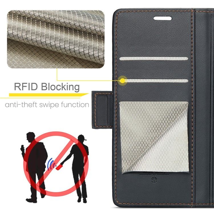 Шкіряний чохол-книжка Retro Case для Xiaomi Redmi Note 11 4G / 11s / Note 12s - Чорний фото 7