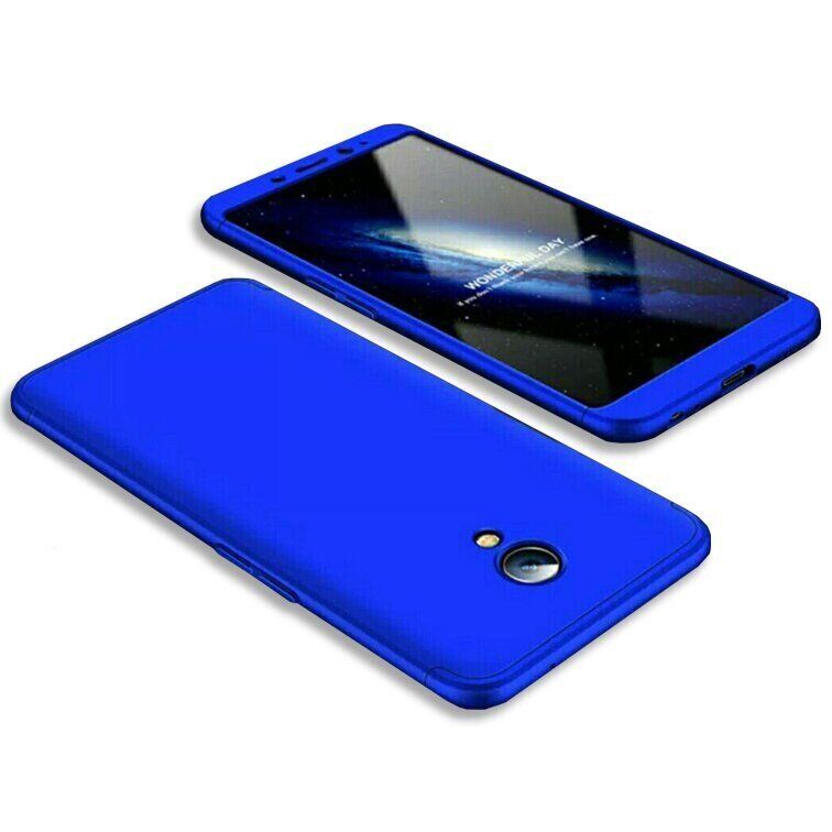 Чохол GKK 360 градусів для Meizu M6S - Синій фото 1