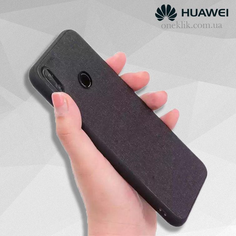 Чехол Textile Case для Huawei P Smart Plus - Синий фото 3