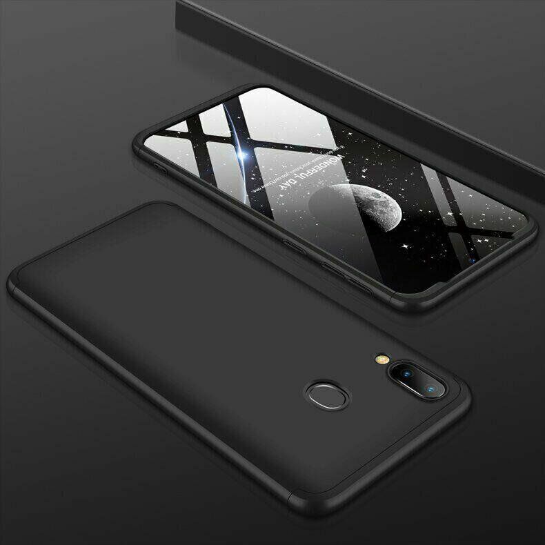 Чехол GKK 360 градусов для Samsung Galaxy M20 - Черный фото 3