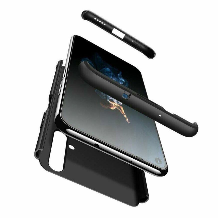 Чехол GKK 360 градусов для Huawei Honor 20 / Nova 5T - Черный фото 2